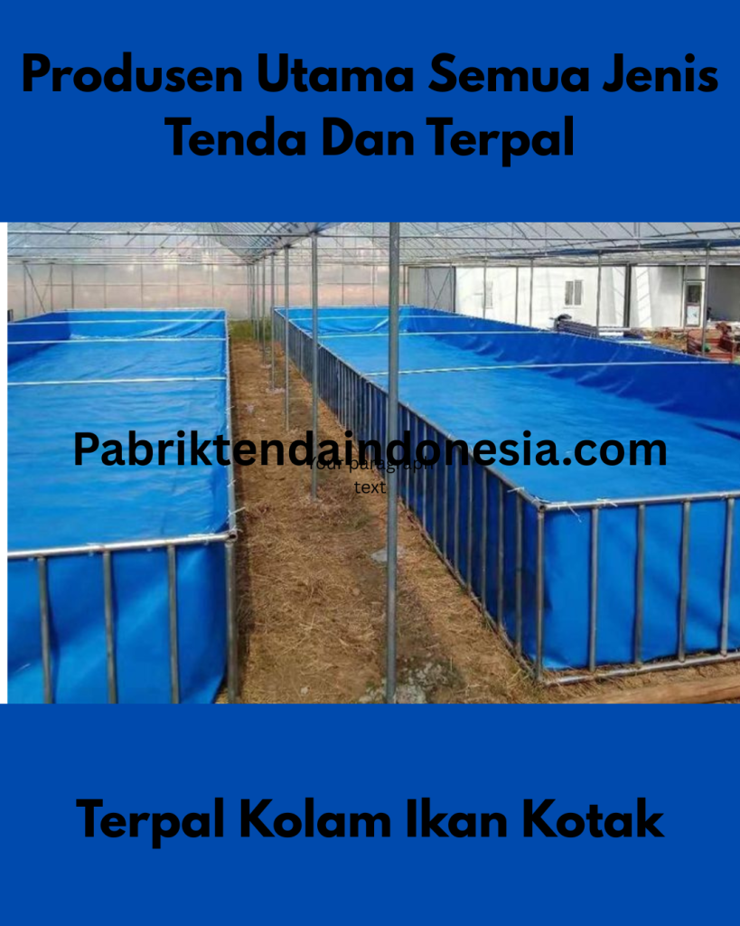 Jual Terpal Kolam Ikan Kotak