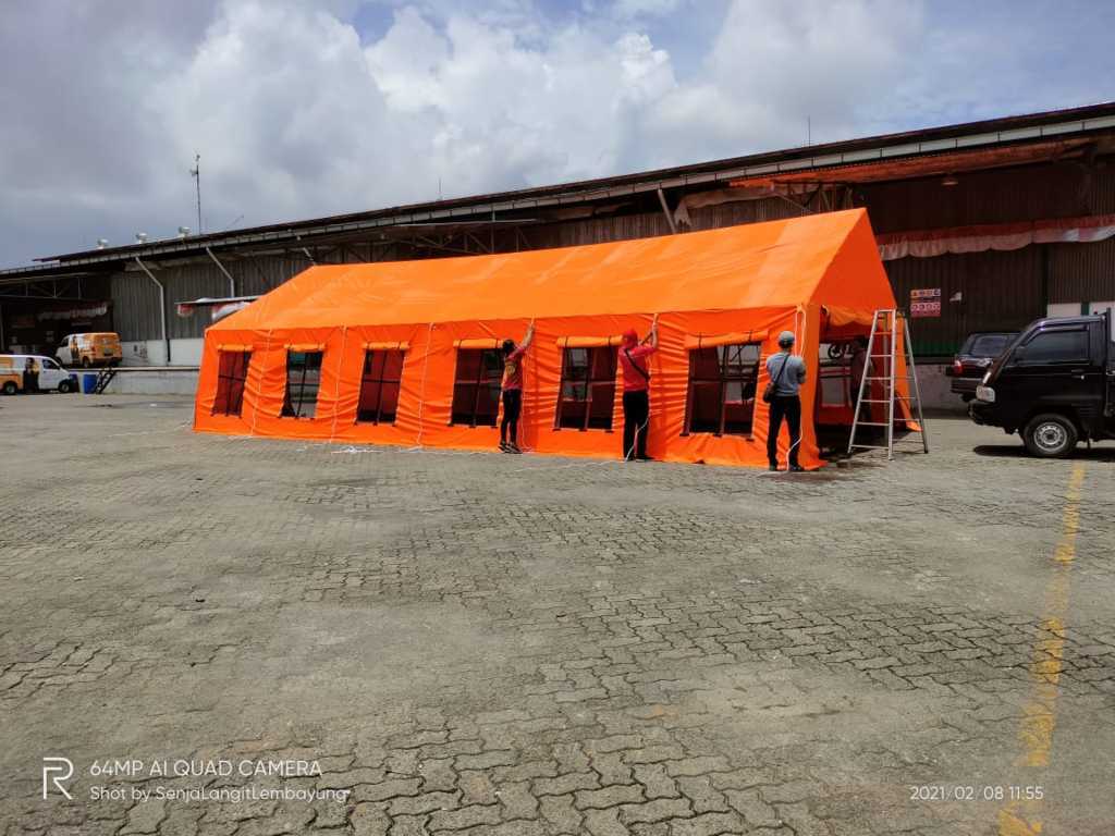 produksi tenda darurat